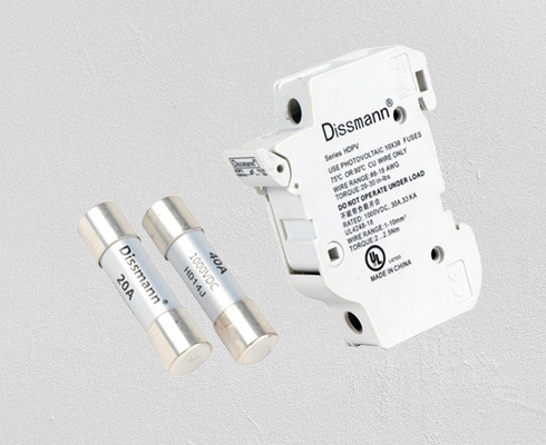 100A het Systeemzekering van de energieopslag, de Pijp van de de Zekeringenvezel van de Zonnepaneel 10 X 38 Patroon