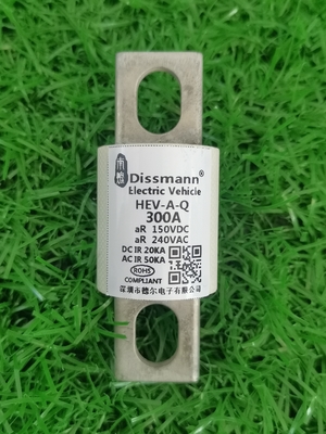 EV/HEV 250 Volt Auto DC Elektrische Voertuig Zekering Voor Laadstation 300Amp