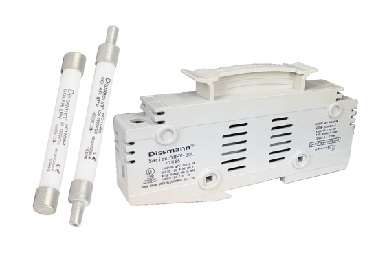 10×85 Pv Zonnezekering, de Witte 30 Ampère van de Micro- Norm Patroonzekering IEC60269.6