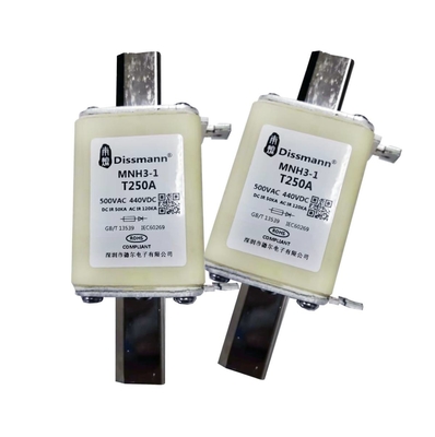 Hoogspanningsnh Type HRC schatte de Zekerings Hoge Brekende Capaciteit 250A Stroom