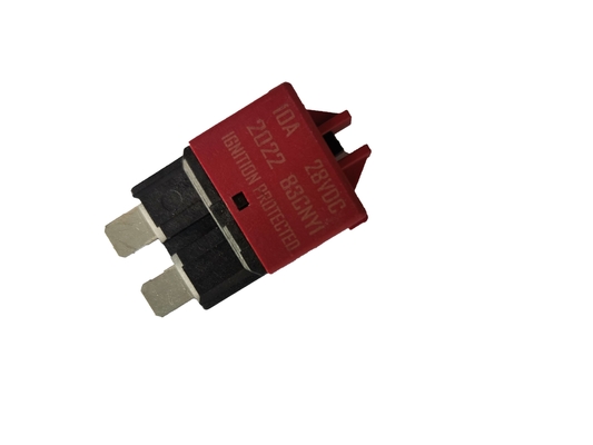 De rode Resettable Zekering 28VDC 5A van het Stroomonderbrekerblad schatte Stroom