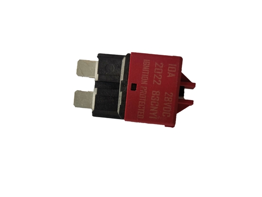 De rode Resettable Zekering 28VDC 5A van het Stroomonderbrekerblad schatte Stroom