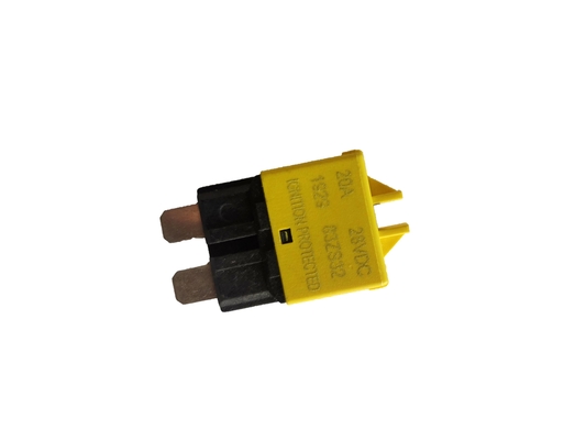 De nylon Resettable Zekering van het Stroomonderbrekerblad, 28VDC Resettable Mini Blade Fuse