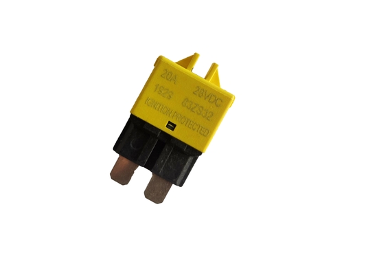 De nylon Resettable Zekering van het Stroomonderbrekerblad, 28VDC Resettable Mini Blade Fuse